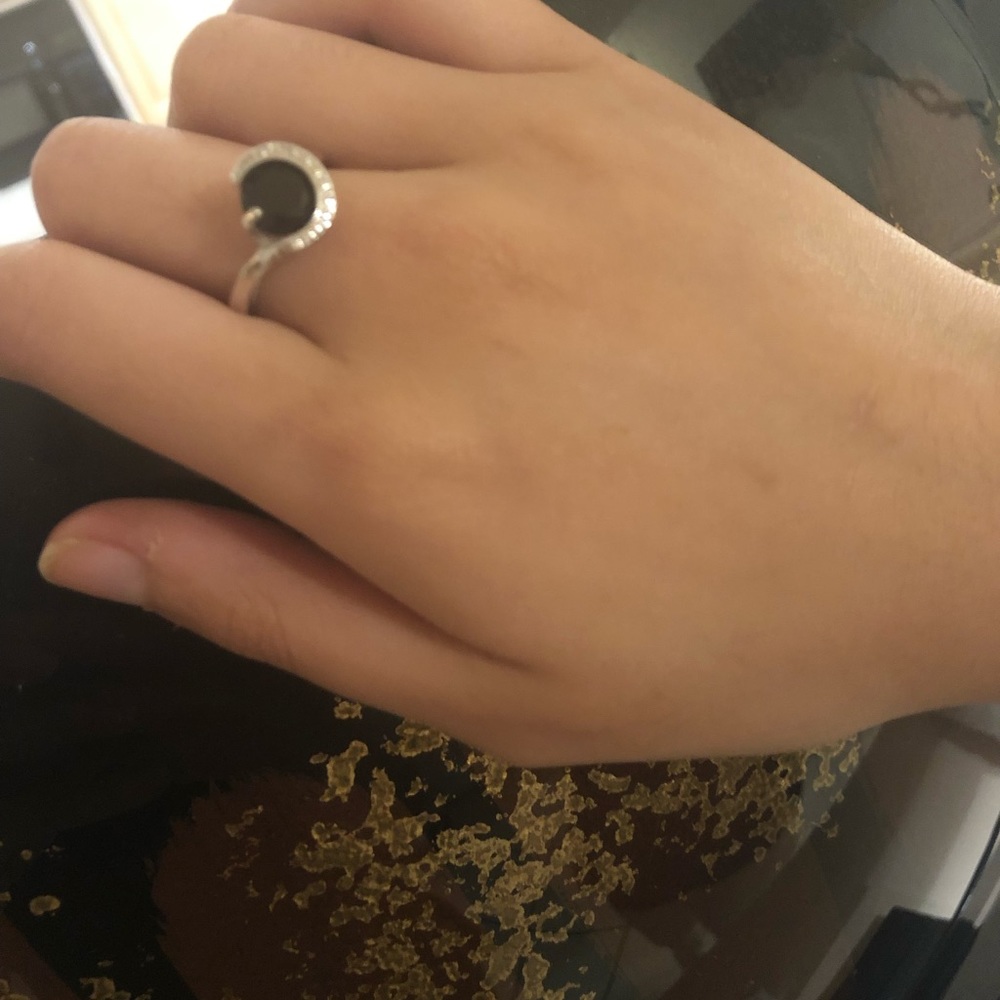 Black Sapphire Ring